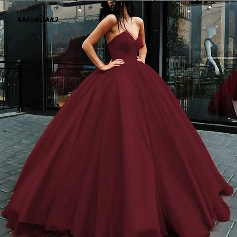 SATONOAKI простое милое платье vestidos de graduacion Tull vestido formatura бальное платье длинное вечернее платье для выпускного вечера