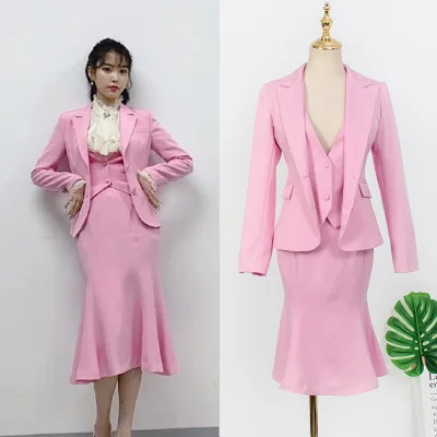 

shirt skirt coat Vest for women DEL LUNA Hotel same IU Lee Ji Eun Maternity clothes Summer Top Pregnancy pregnant pink