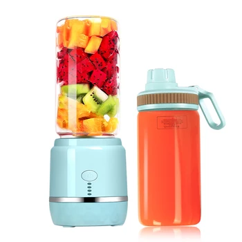 

Portable Juice Blender USB Rechargeable Double Cup Vegetables Fruit Mixer Electric Smoothie Blender Smoothie Maker Blenders Sque
