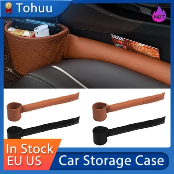 

Car Gap Filler Pockets Car Seat Modified Slot Storage Organizer Leather Multifunctional Storage Box For Phone Card Holder