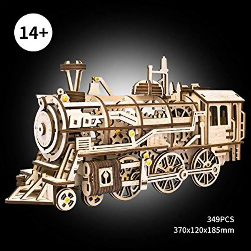 ROKR 3D деревянная головоломка-самоходная механическая модель-DIY Строительные наборы-головоломка игры-лучший подарок для друга или подруги