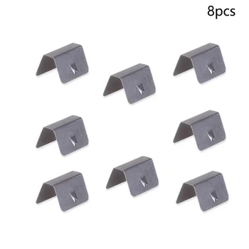 

8pcs Durable Metal Retaining Clip Wind Deflector Car Channel Easy Install Accessories Stable Professional For Heko G3 Sned