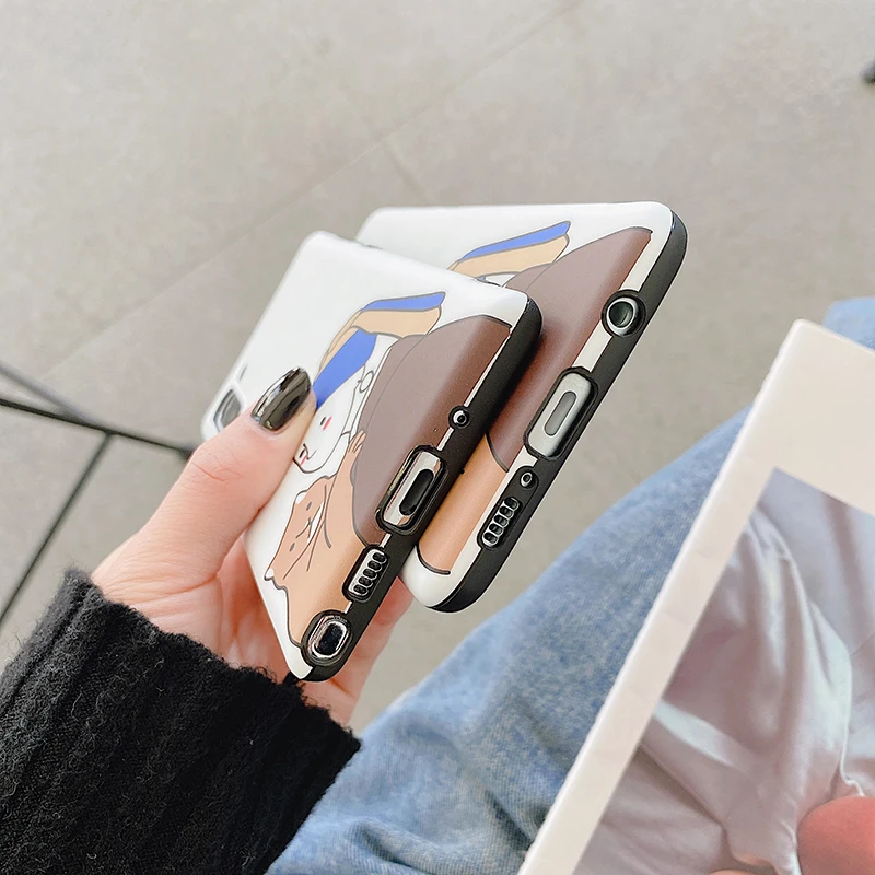 Милый чехол для телефона с кошкой для девочки samsung Galaxy Note 10 Pro S8 S9 S10 Plus Note 8 Note 9 Мягкий силиконовый чехол s