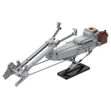 Figuras de la película MOC Star para niños, bicicleta de alta tecnología, bloques de construcción en miniatura, bloques de construcción en miniatura, juguete para regalo