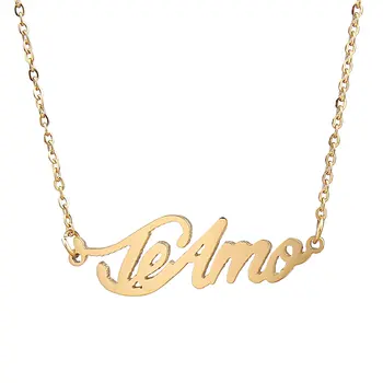 

Custom Name Necklaces For Women Men Stainless Steel Gold Chain Choker Necklace Jewerly Gift