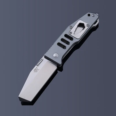 Grey SANRENMU 7046 карманные инструменты для выживания Мини Складной нож со стеклом/гаечный ключ для путешествий, кемпинга, пеших прогулок - Цвет: Grey