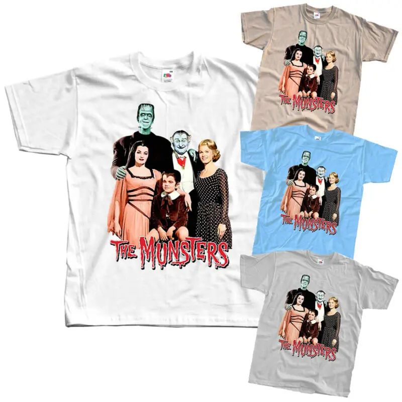 THE MUNSTERS V20 постер фильма футболка (белый &ltwbr/&gtZINK хаки S.B&ltwbr/&gtLUE) все размеры S-5XL |