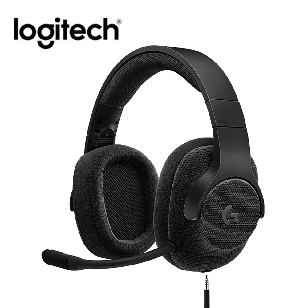 Проводные наушники Logitech G433 X 7 1 игровая гарнитура для ПК PS4 Xbox One Nintendo Switch