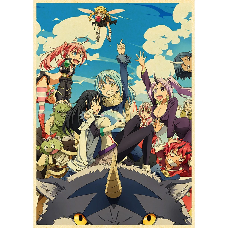  12 x 17 Tensei shitara Slime Datta Ken - That Time I Got  Reincarnated as a Slime Anime Poster: Posters & Prints