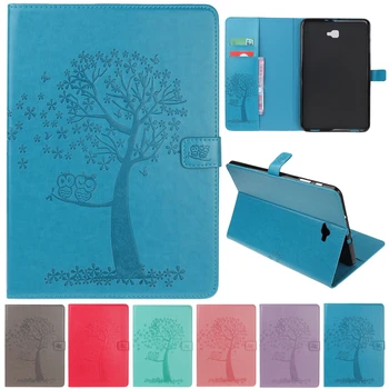 

For Samsung Tab A6 10.1 2016 Case Cartoon Love Owl Leather Cover For Samsung Galaxy Tab A 6 2016 A6 10.1 SM-T580 T585 Cover Case