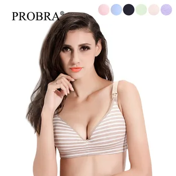 

Nursing Bra Pregnancy Clothes - Maternity Bras for Feeding Ergonomics Suit Casual Breastfeeding Bra Wirefree Underwear Gravida L