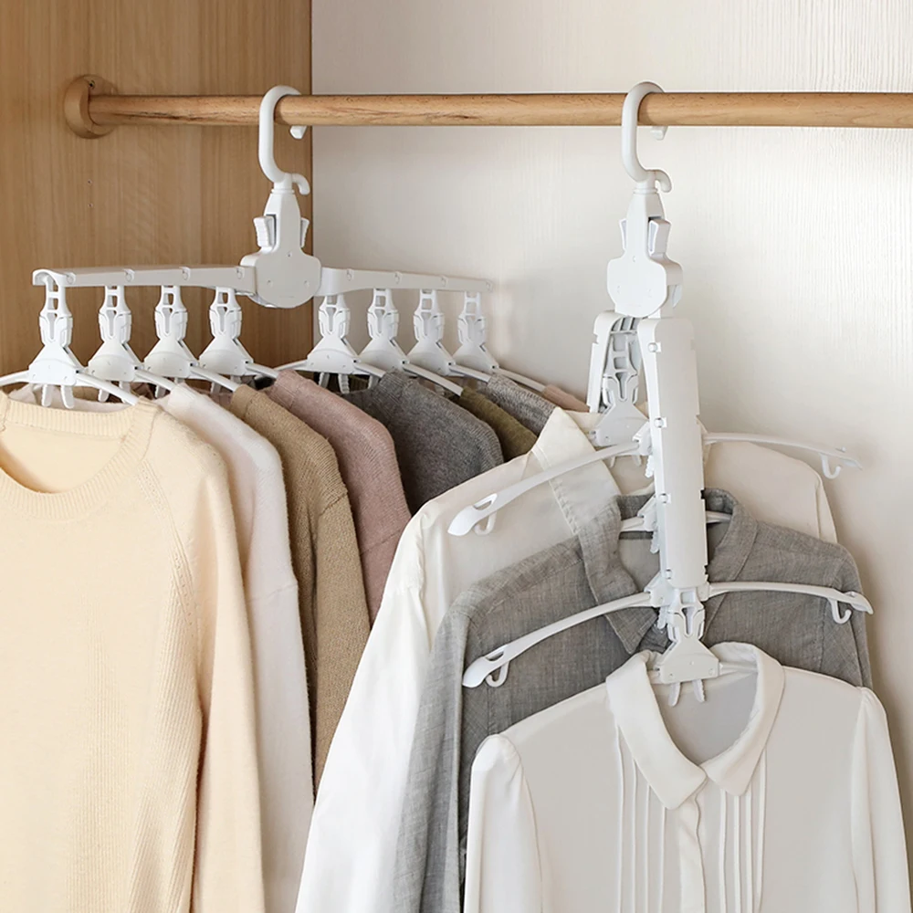 Вешалка удобная съемная вешалка для одежды для хранения сохраняет пространство вешалка для одежды одна кнопка стеллаж для хранения для домашнего органайзера