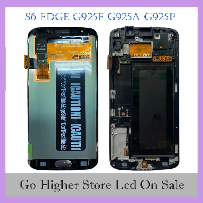 S6 Edge для Samsung Galaxy G925F G925A G925P сменный ЖК-экран дигитайзер в сборе | Мобильные