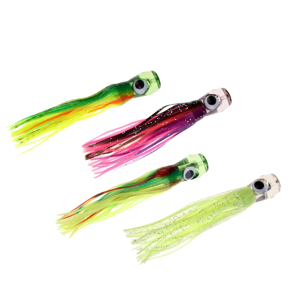 Prettyia   Squid   Skirt   Lure   Marlin   Tuna   Trolling   Lure   Saltwater