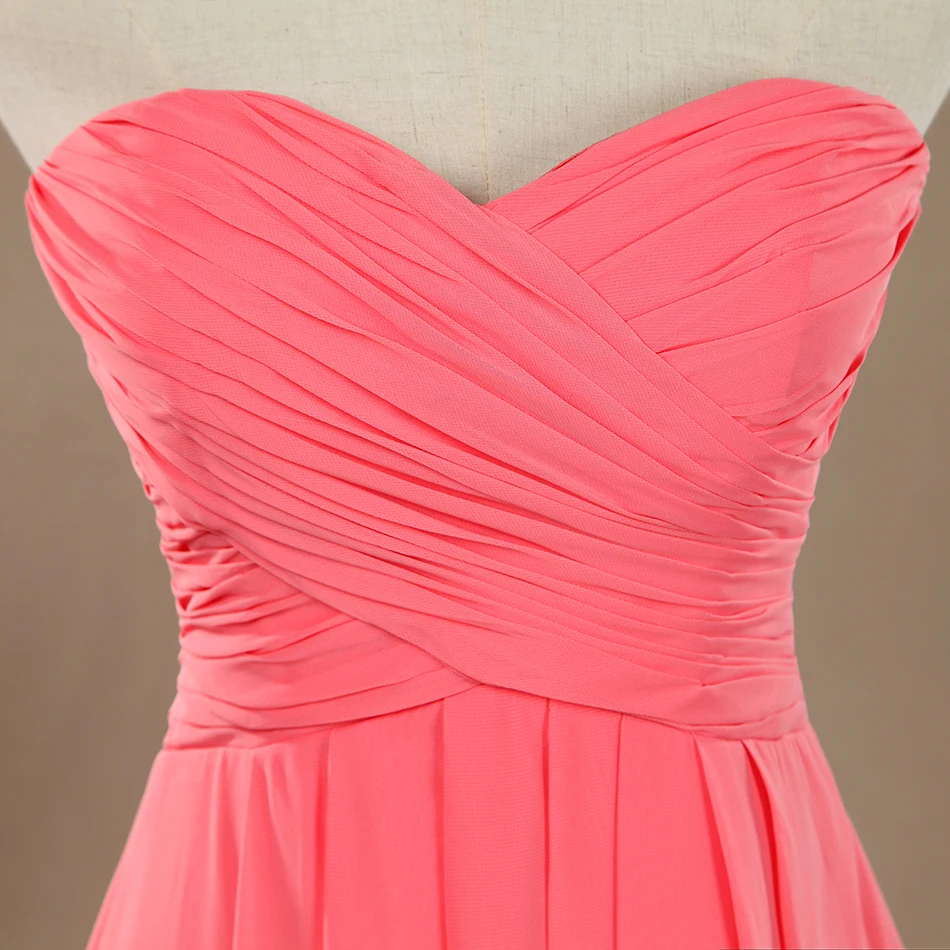 Vestido de festa платье подружки невесты шифоновое ТРАПЕЦИЕВИДНОЕ короткое платье подружки невесты es складки вырез сердечком элегантные вечерние платья размера плюс