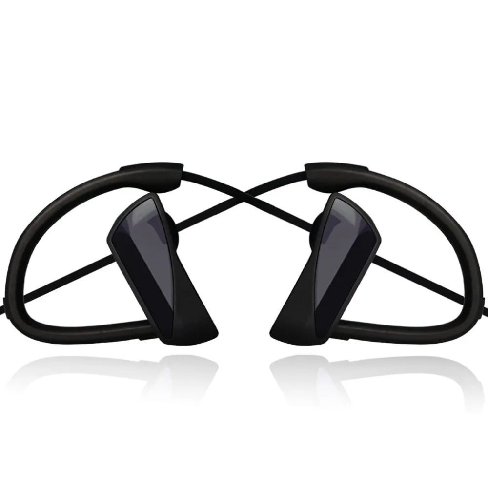 Черный шейный ремешок беспроводные наушники Bluetooth спортивные наушники-вкладыши с защитой от пота наушники с шумоподавлением