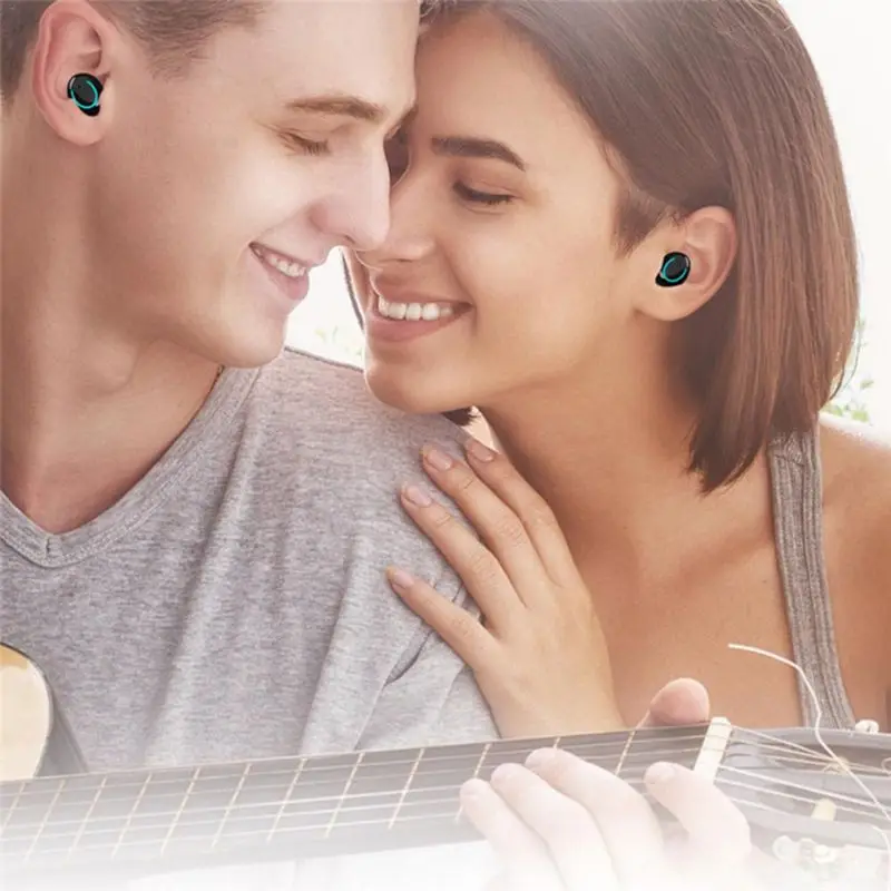 Наушники-вкладыши Bluetooth 5,0 с цифровым дисплеем, выдвижная Беспроводная стерео спортивная Гарнитура, аксессуары, зарядная коробка
