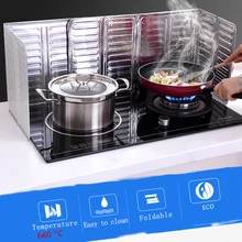 Газовая плита маслопластовые экраны брызговик для готовки алюминиевая пленка для перегородки высокая термостойкость аксессуары для кухни