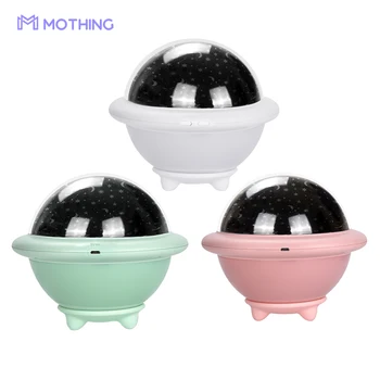 

Star Sky Rotating LED Night Light Projector Projection Lamp 360 Degree Rotation 3 Projection Films for Kids Bedroom Home Party