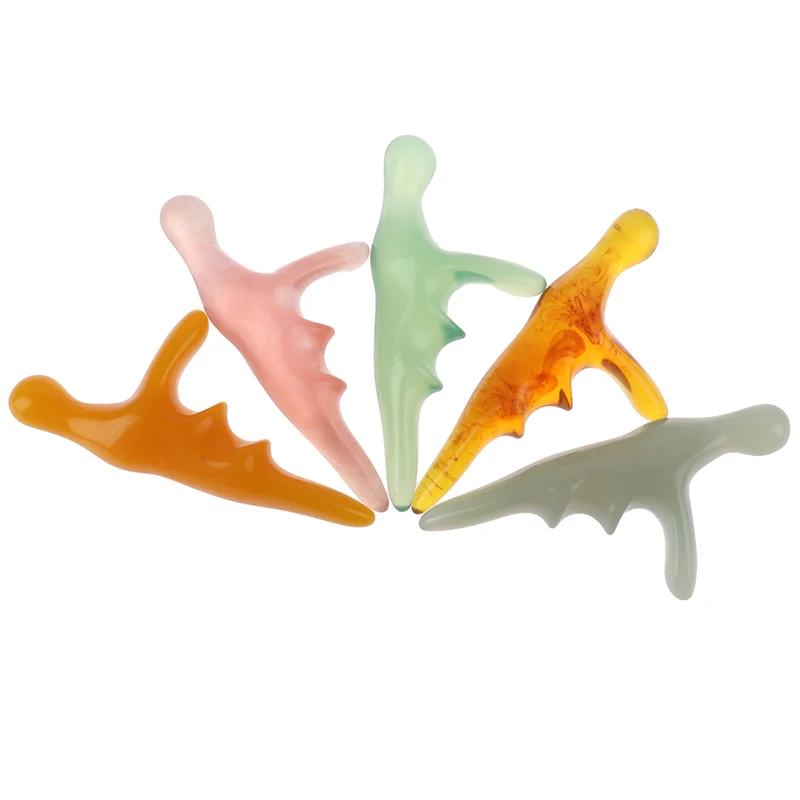 Acupoint Massager Resin Body Meridian Point guasha Point Scraping Massage Tool