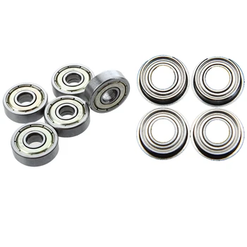 

5 Pcs Skateboard Deep Groove Radial Ball Bearings 625ZZ 16 x 5 x 5mm & 5 PCS MF84Zz (4X8X3 mm)