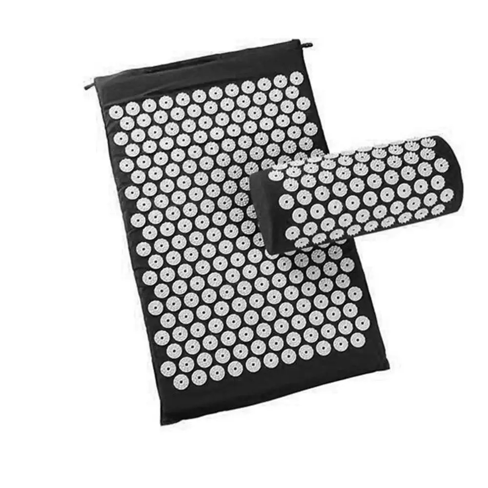 

Massage Acupuncture Yoga Mat Acupressure Pillow Cushion Body Back Muscle Pain Relief Acupuncture Mat
