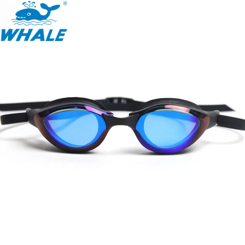 

Whale Goggles 2019 New Electroplated High-definition Waterproof Anti-fog Silica Gel Eye Protection Adult Swimming Glasses Equipm