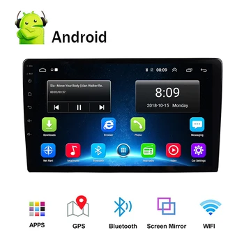 

9'' Android 9.1 2Din Car Multimedia Player Universal Car Radio Stereo GPS Navigation Wifi Bluetooth for Mazda Toyota Chrysler VW