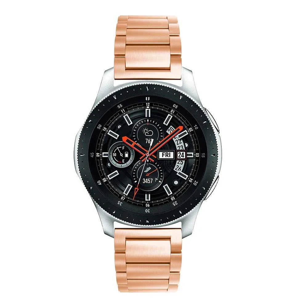 22 мм huawei Watch GT ремешок из нержавеющей стали для samsung Galaxy Watch 46 мм gear S3 классические S3 часы пограничника Широкие ремешки ремень