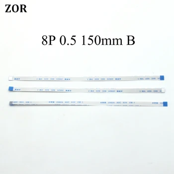

1-3pcs FFC FPC flat flexible cable 0.5mm pitch 8 PIN 8pin Reverse Length 150mm Ribbon Flex Cable 8P AWM 20624 80C 60V VW-1