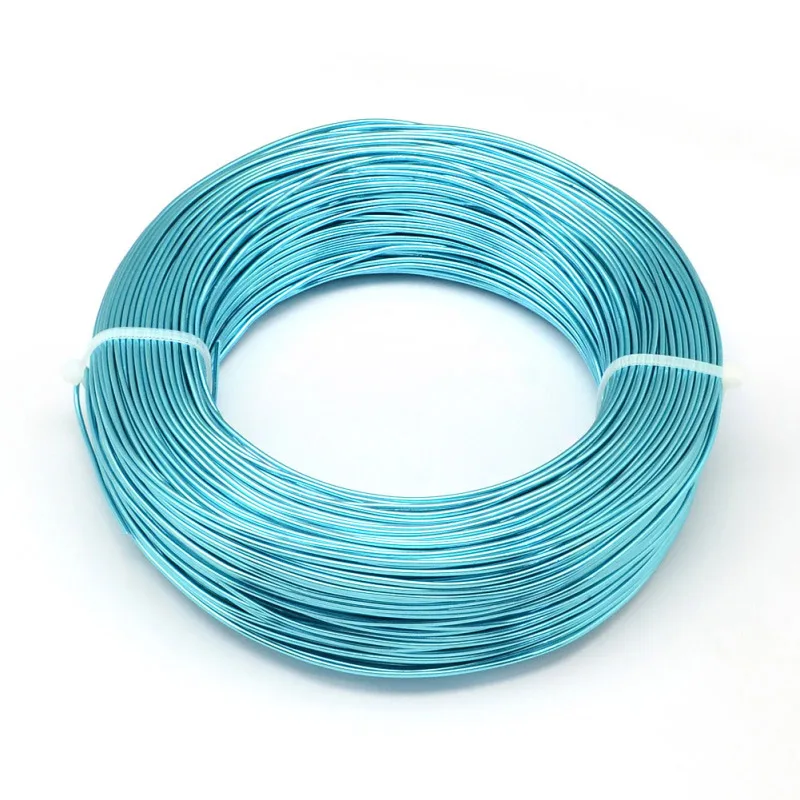 DarkTurquoise 500g 0,6/1,2/1,5/2,0/3,0 мм алюминиевая проволока DIY компоненты ювелирных изделий Аксессуары Поиск делая ожерелья Браслеты Ремесла поставок - Цвет: DarkTurquoise
