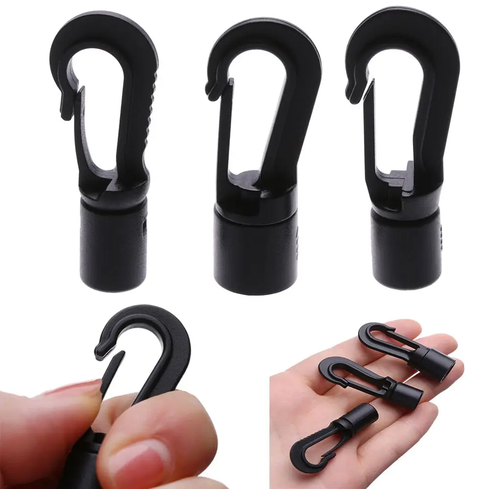 5/10pcs Plastic Snap Hook Clip Bungee Shock Tie Cord Ends Rope Buckle Outdoor Camp Kayak Boat Fishing Canoe Clothesline Hooks tent rope buckle carabiner clips elastic ropes camping tent clips tarpaulin clips carabiner belt clip keychain carabiner rope tightener hook tactical buckle tissue holder antenna binding buckle drinking tube clip hat clip wedding ties zipper clip