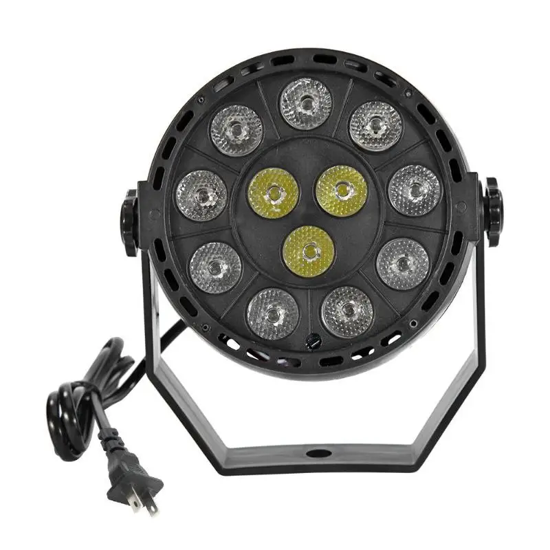 12LED RGB DJ диско сценический свет KD-USB IP44 Водонепроницаемый Свадебный KTV бар клуб par-лампочка проектор с пультом дистанционного управления США/ЕС
