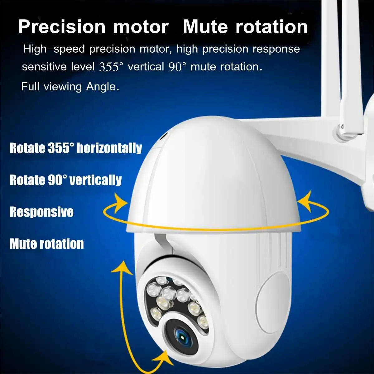 1080P wifi IP камера 10 светодиодный HD камера Открытый водонепроницаемый wifi смарт мяч машина с контролем мощности камеры безопасности сети
