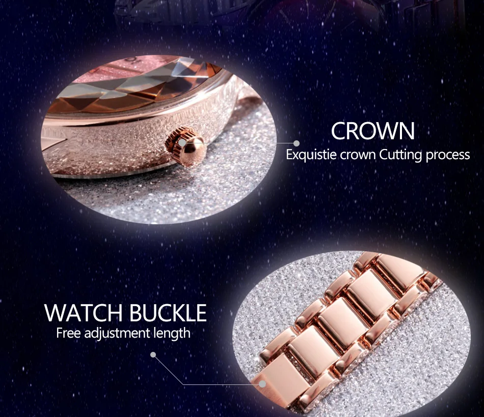 GEDI женские наручные часы модные Звездные кварцевые женские часы розовое золото новые женские брендовые Роскошные Relogio Feminino Reloj Mujer модные