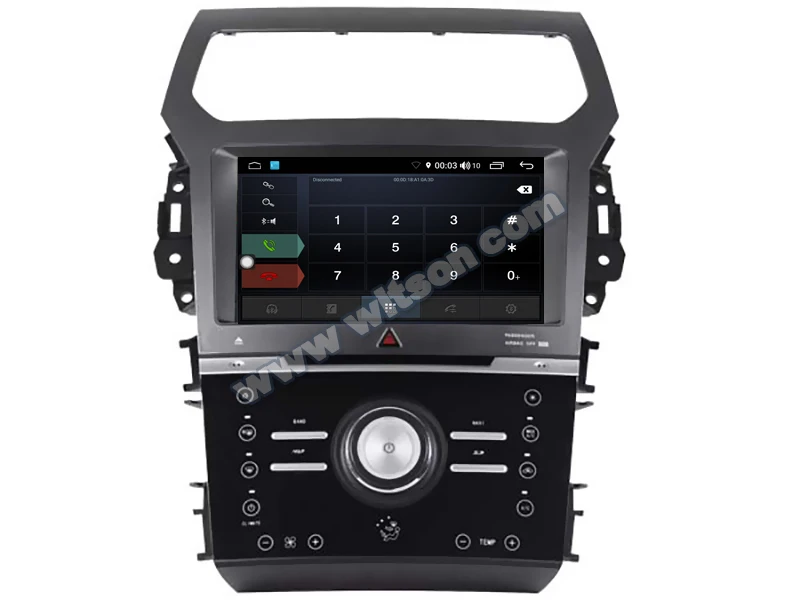 Clearance WITSON S300 Android 9.0 CAR DVD for Manual AIR FORD EXPLORER 8 Octa Core 4GB RAM 32GB flash GPS+GLONASS+WIFI/4G+DSP+DAB+OBD+TPMS 2