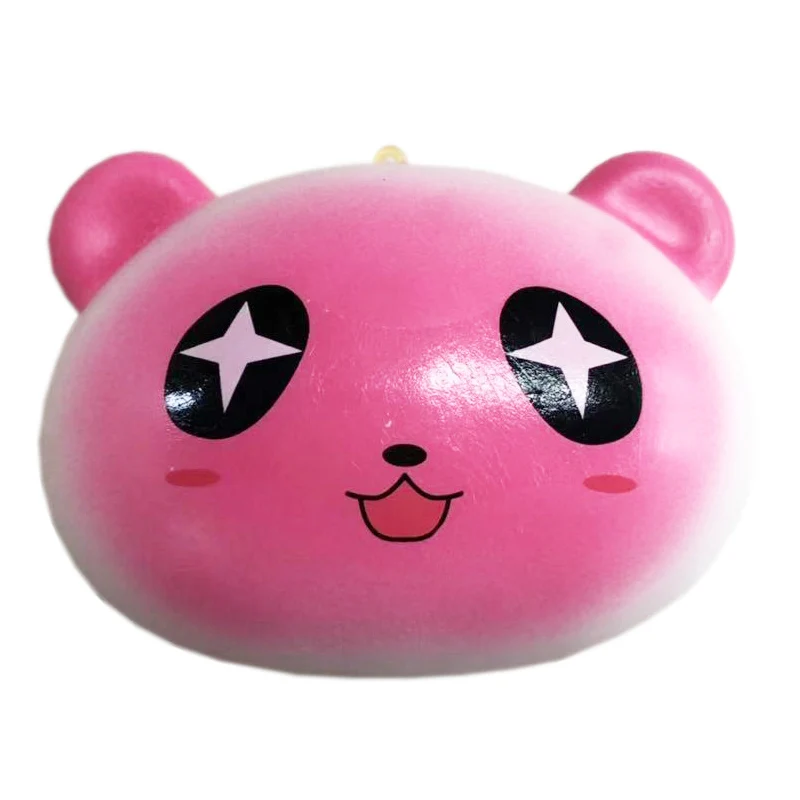 Kawaii Smile Bear Squeeze Toys медленно восстанавливающий крем ароматизированный снятие стресса мягкие игрушки антистресс для детей Детские игрушки 10*7 см