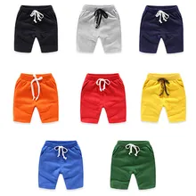 Летние детские шорты; хлопковые шорты для мальчиков и девочек; брендовые шорты для малышей; Детские пляжные шорты; спортивные штаны; одежда для малышей