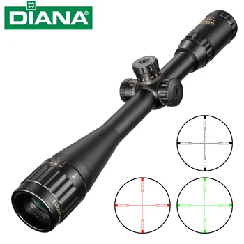 

6-24X44 Tactical Optic Cross Sight Green Red Illuminated Riflescope Hunting Rifle Scope Sniper Airsoft Air Guns