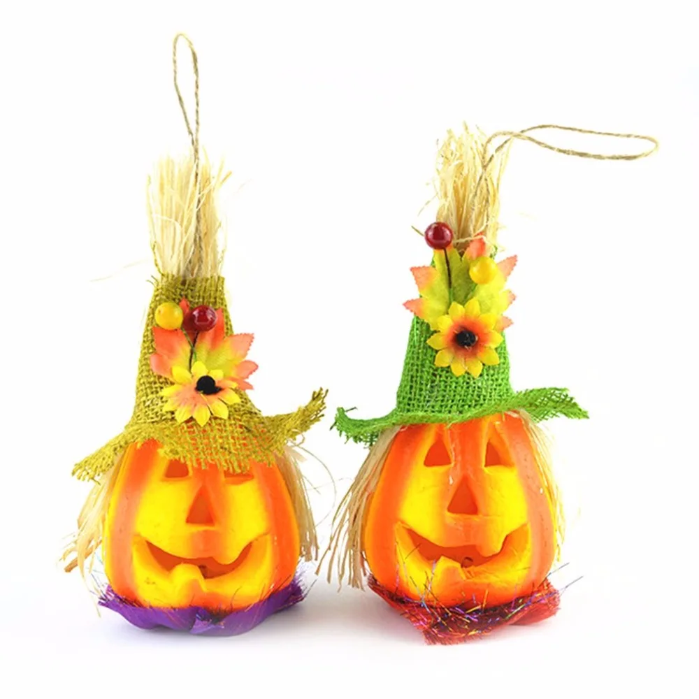 

Unique Halloween Luminous Scarecrow Jack-o-lanterns Flash Toy Show Props Pumpkin Lamp Party Festival Decoration New Arrival