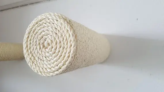 sisal Настенный плавающий сизаль шаг кошка дерево дом скребок сизаль Когтеточка котенок башня мебель для домашних животных - Цвет: sisal