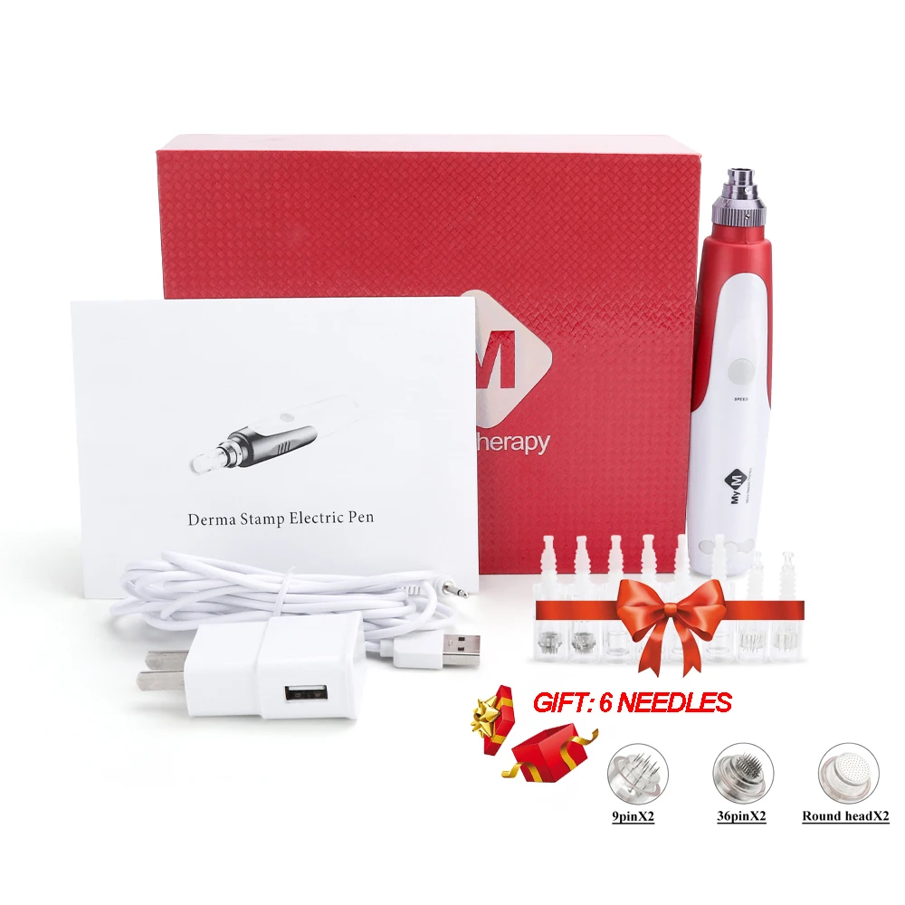 Байонет Дерма ручка иголочный картридж NeedleTips отслаивается уменьшает поры