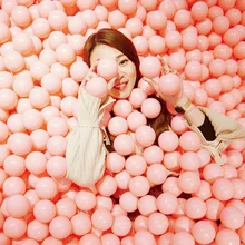 Онлайн знаменитости морской шар макароны волна белый розовый шар бассейн украшение комнаты Крытый игровой забор цветная игрушка