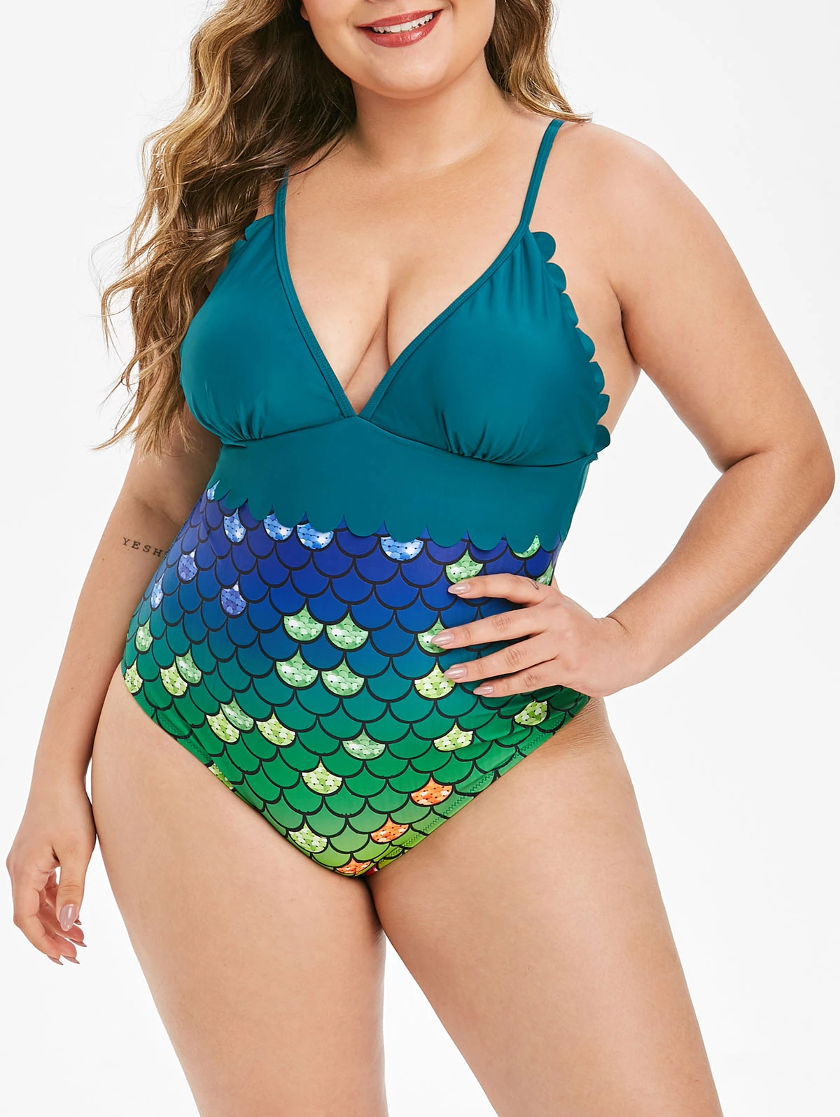 Plus size mermaid swimwear Clearance