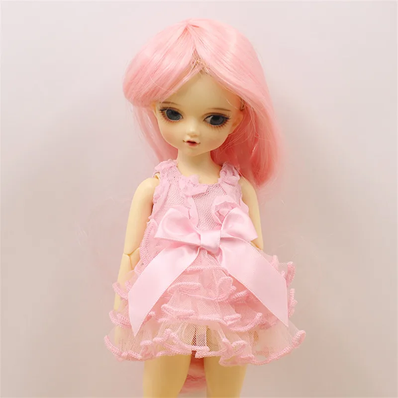 Fortune Days/1/6 г.; розовое платье принцессы для куклы BJD