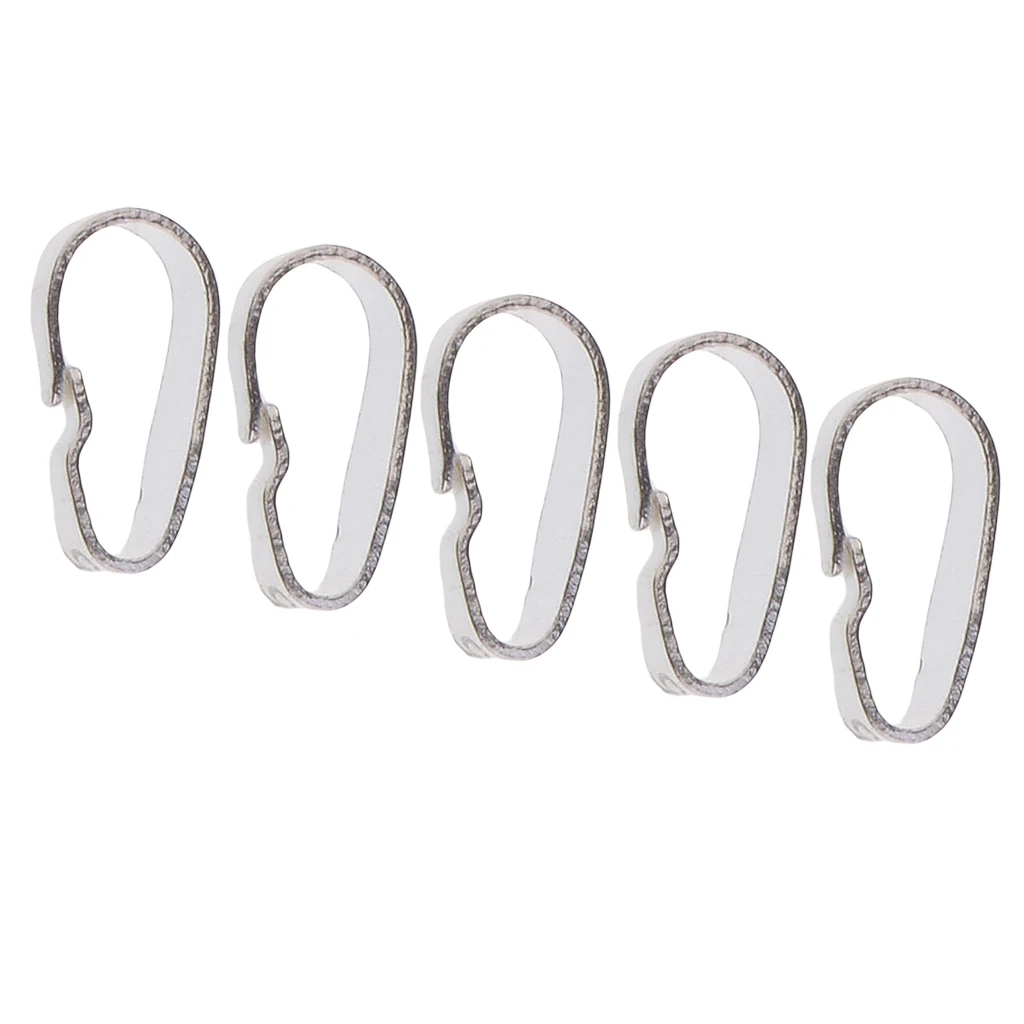 5pcs Pendant Clips Pendant Clasps Bail Beads Connectors For Jewelry Making