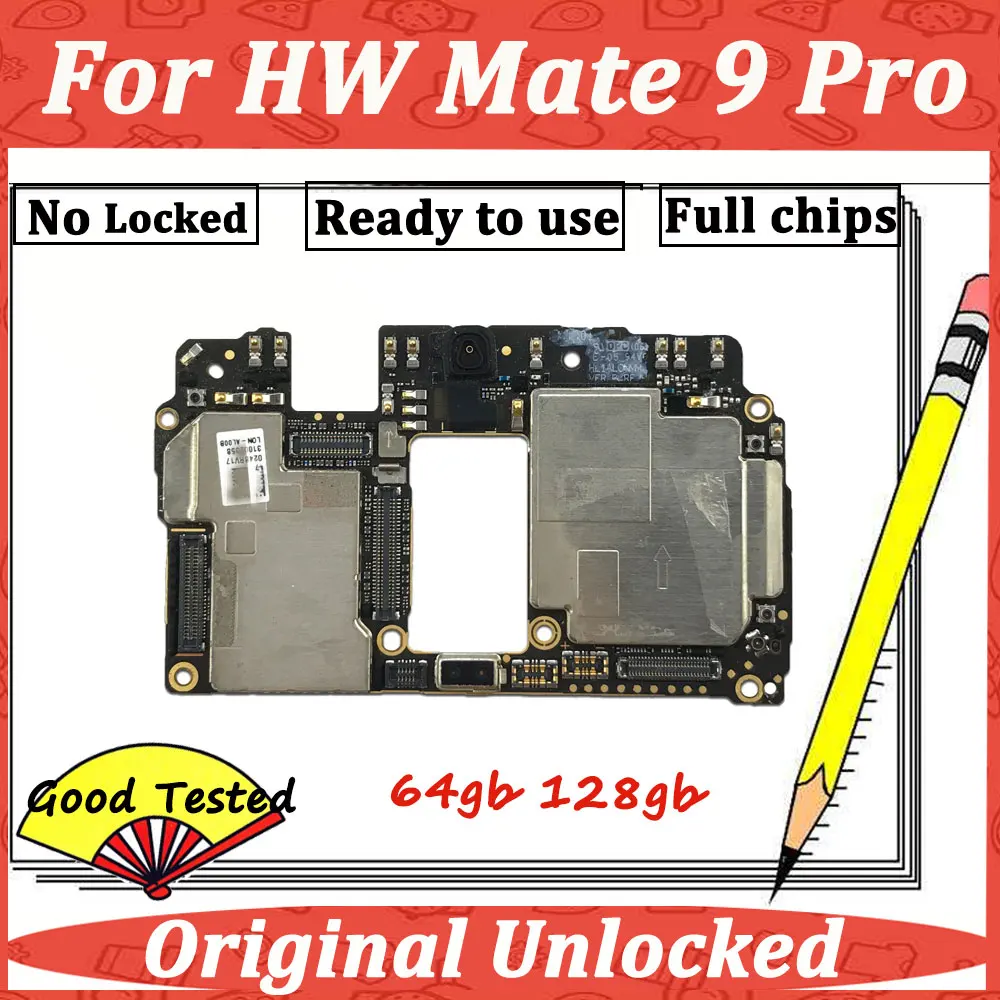 Для HUAWEI mate 9 Pro оригинальная материнская плата разблокированная материнская плата 64g 128g с полным чипом материнская плата разблокировка материнская плата