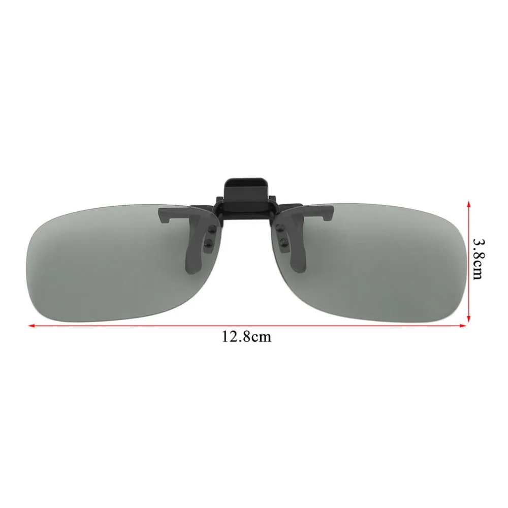 Professional 3D Light Weight Man Woman Clip On Type Passive Circular 3D Glasses Clip For 3D TV Movie Cinema Professional 3D Light Weight Man Woman Clip On Type Passive Circular 3D Glasses Clip For 3D TV Movie Cinema