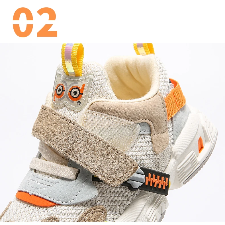 Spring Toddler Casual Sneakers Children Sport Sneakers Baby Girls Mesh Brand Shoes Boys Genuine Leather Sneakers Trainers
