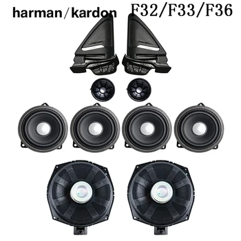 

car speakers and subwoofers For BMW 4 series F32 F33 F36 sound horn high frequency tweeter harmankardon cover midrange speaker